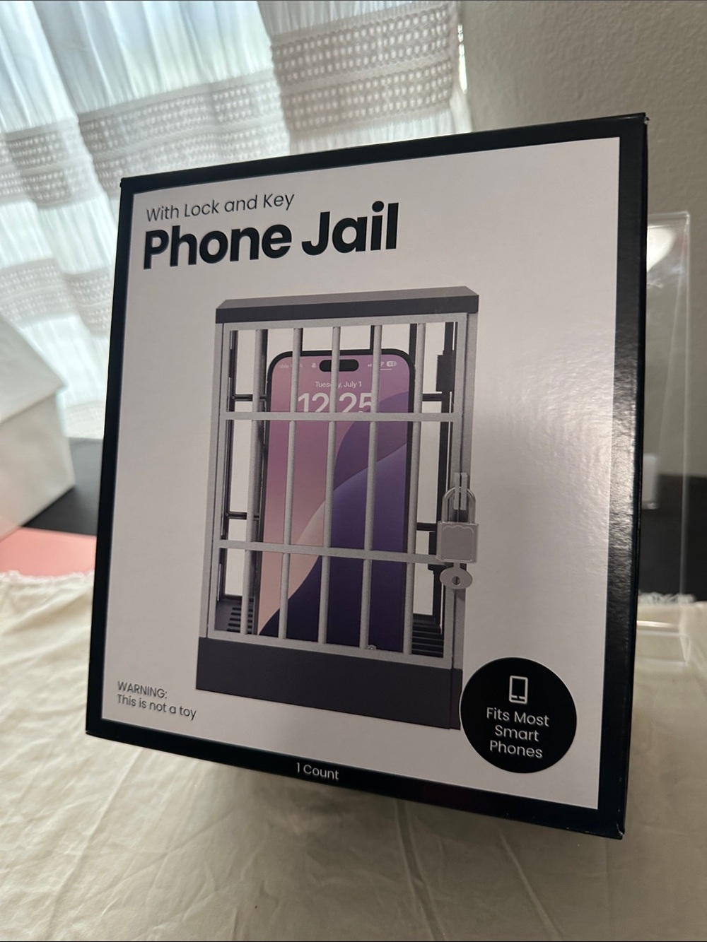 Phone Jail Lockbox for Smartphones - Black New in Box